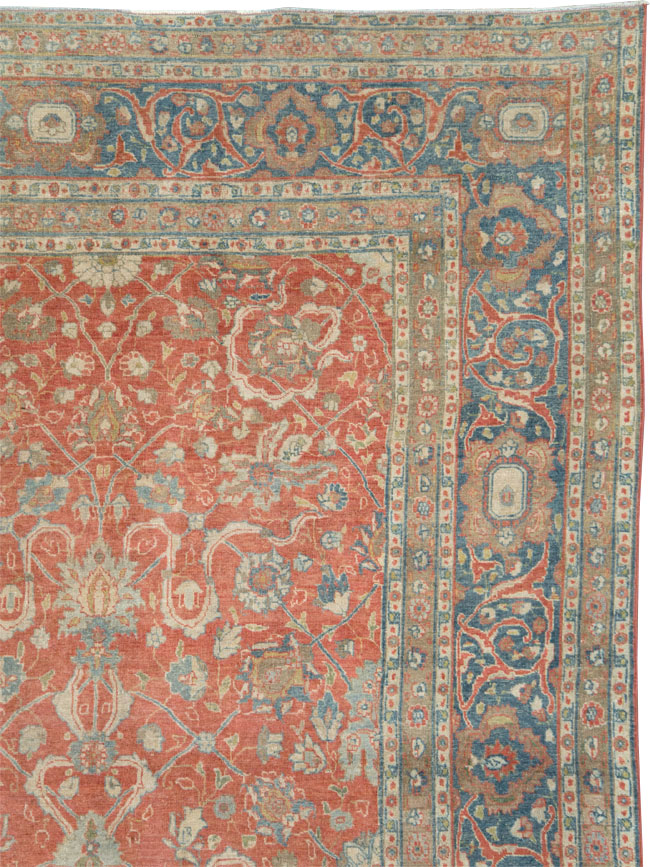 Antique Persian Tabriz Carpet, No.24335 - Galerie Shabab