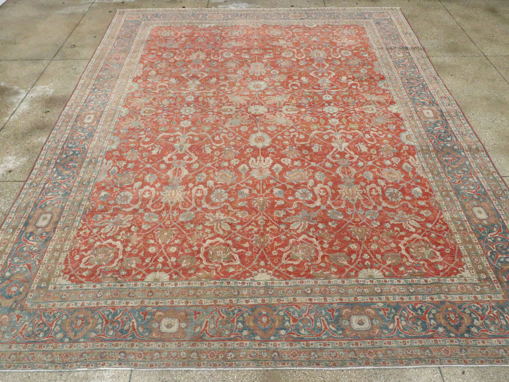 Antique Persian Tabriz Carpet, No.24335 - Galerie Shabab