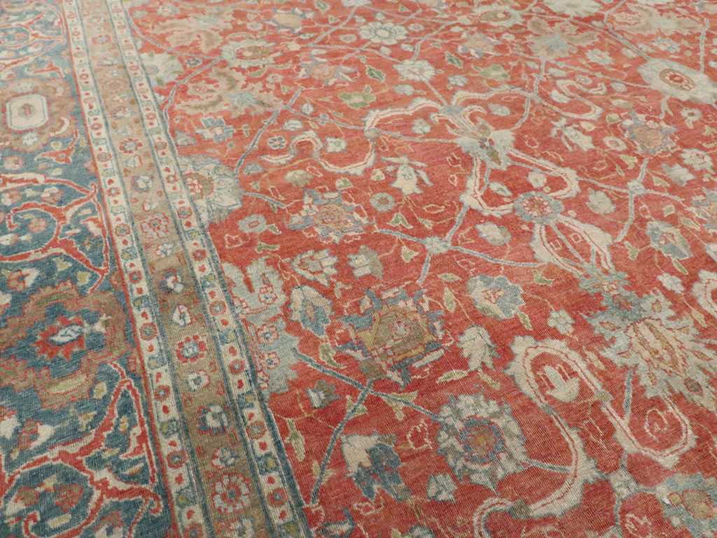 Antique Persian Tabriz Carpet, No.24335 - Galerie Shabab