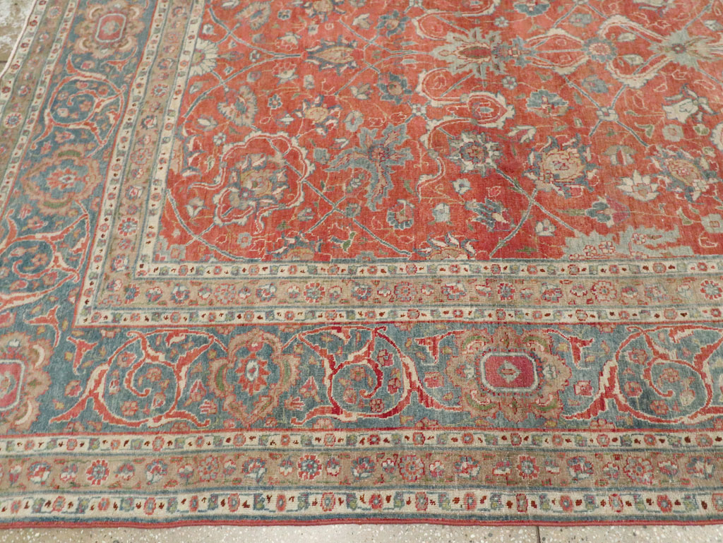 Antique Persian Tabriz Carpet, No.24335 - Galerie Shabab