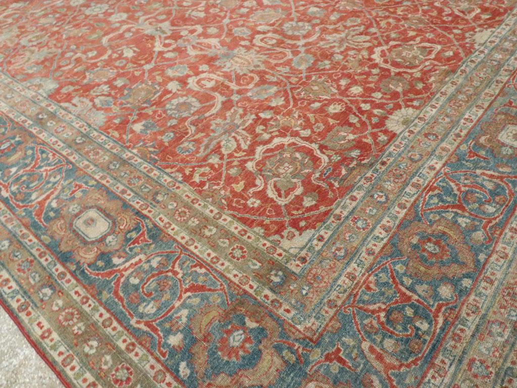 Antique Persian Tabriz Carpet, No.24335 - Galerie Shabab