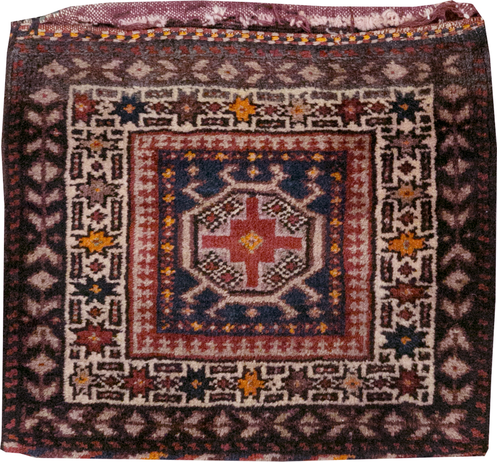 Vintage Persian Baluch Bag (Pair: 2 of 2), No.24339 - Galerie Shabab