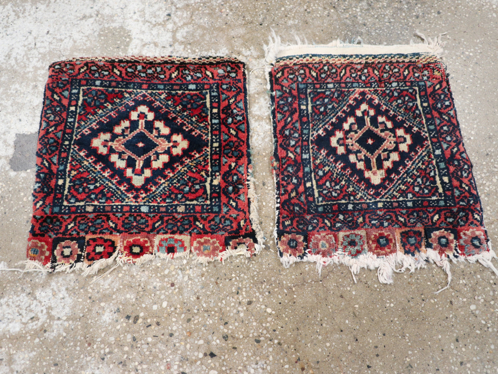 Vintage Persian Afshar Bag (Pair: 1 of 2), No.24341 - Galerie Shabab