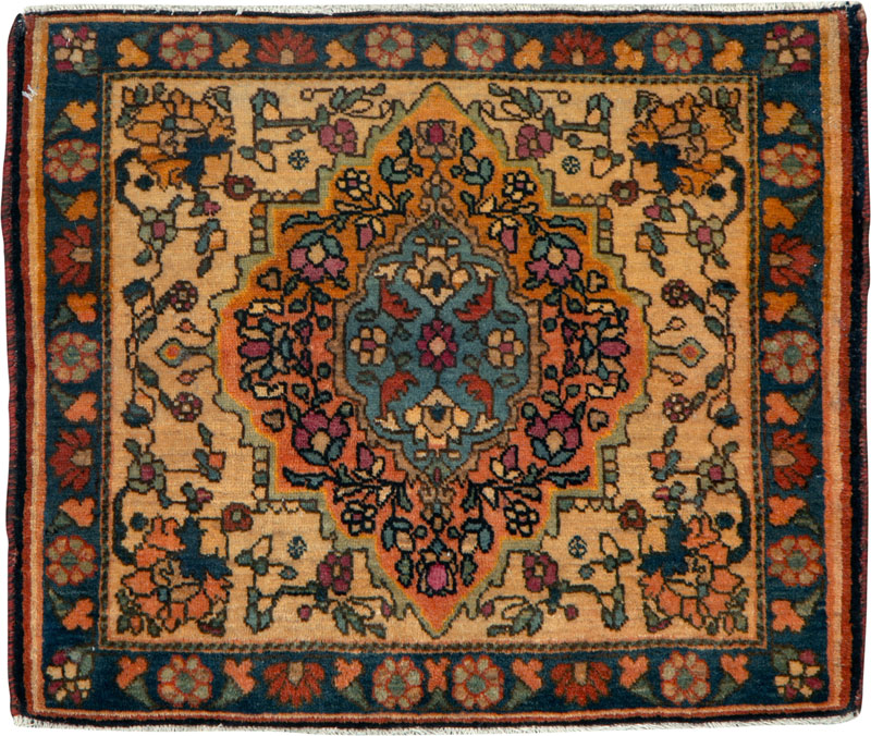 Vintage Persian Sarouk Rug, No.24347 - Galerie Shabab