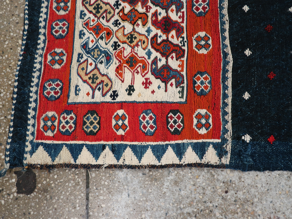 Vintage Persian Soumak Saddlebag (Khorjin), No.24350 - Galerie Shabab