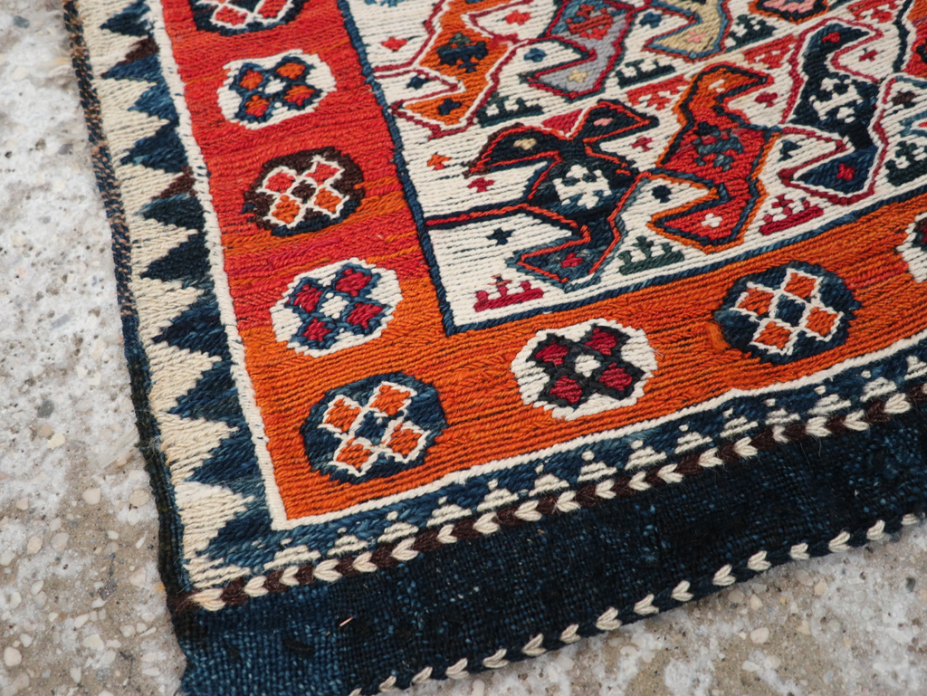 Vintage Persian Soumak Bag, No.24350 - Galerie Shabab