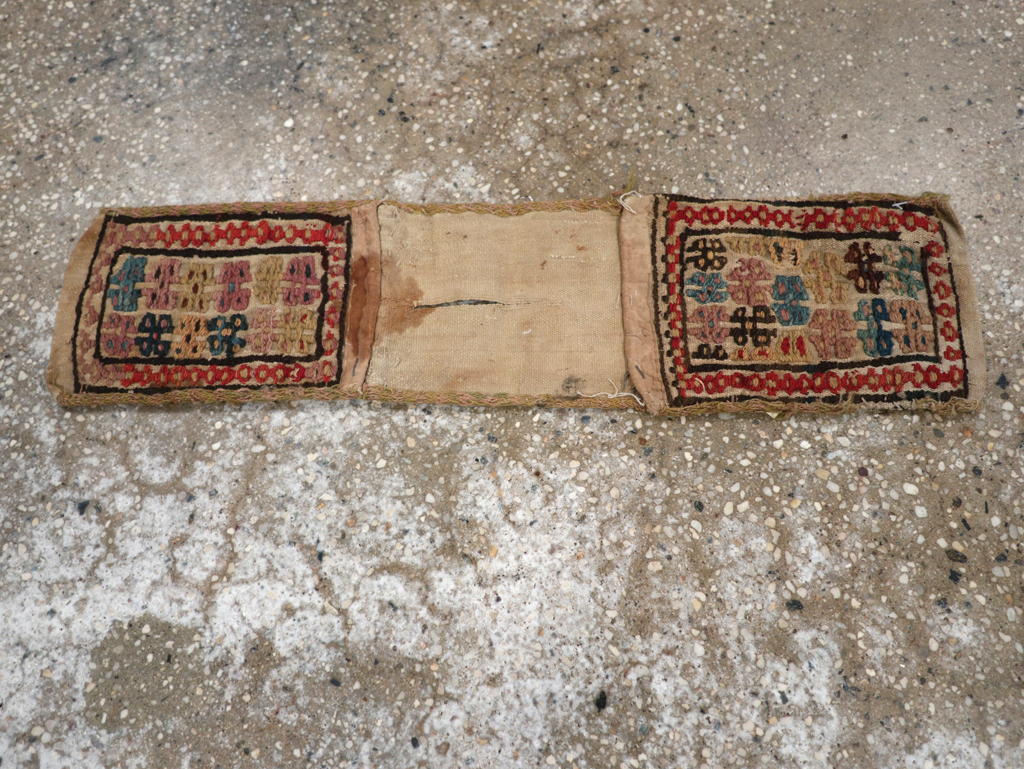 Vintage Persian Saddlebag (Khorjin), No.24354 - Galerie Shabab