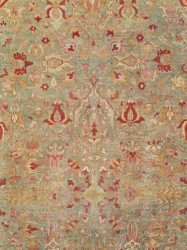 Antique Persian Mahal Carpet, No.24366 - Galerie Shabab
