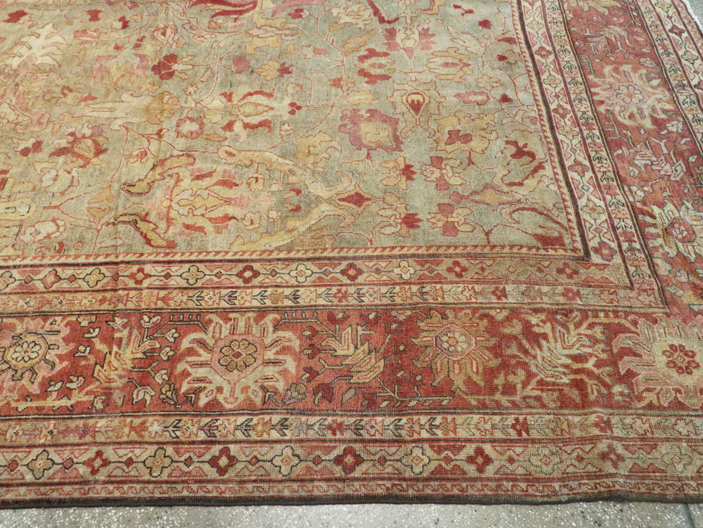Antique Persian Mahal Carpet, No.24366 - Galerie Shabab