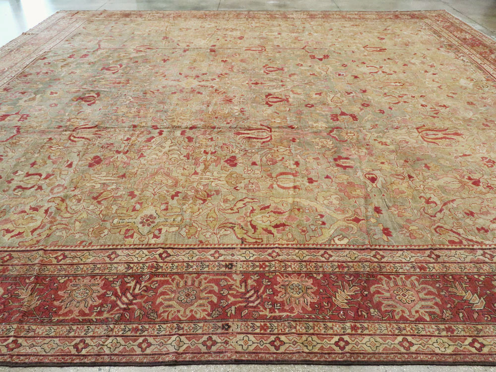 Antique Persian Mahal Carpet, No.24366 - Galerie Shabab