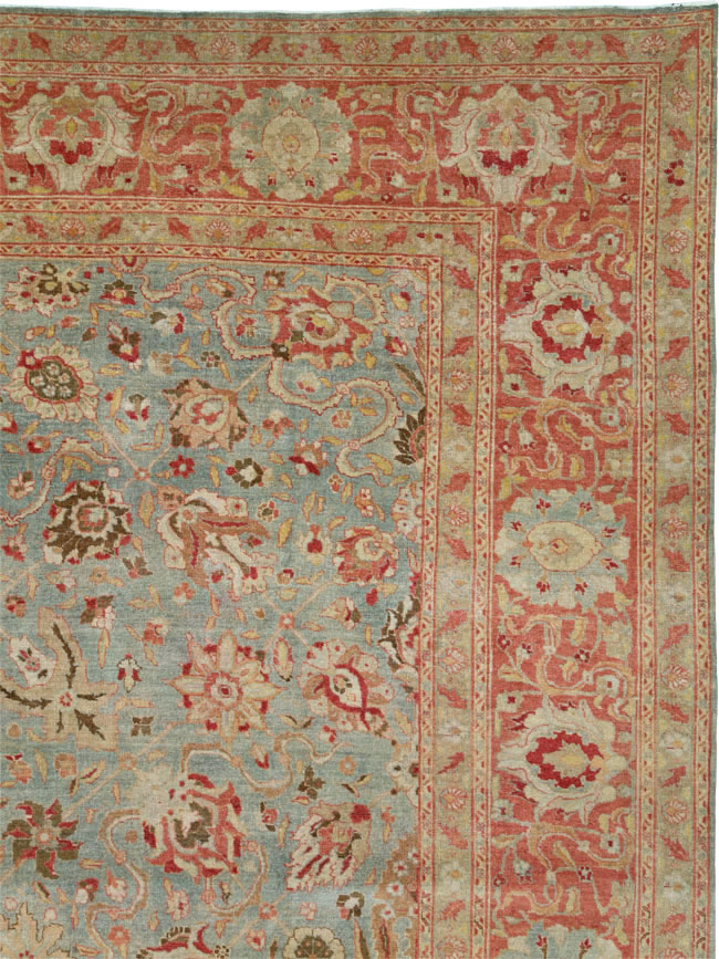 Antique Persian Tabriz Carpet, No.24368 - Galerie Shabab
