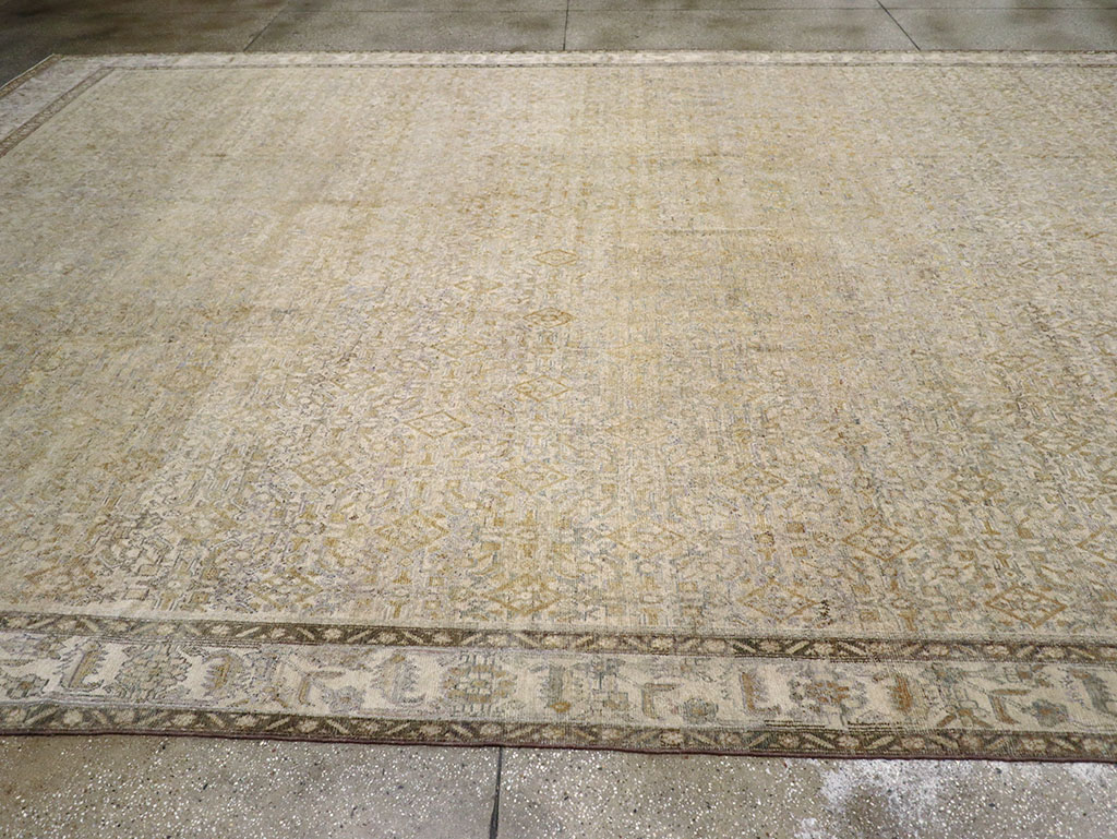 Antique Persian Malayer Oversize Carpet, No.24369 - Galerie Shabab