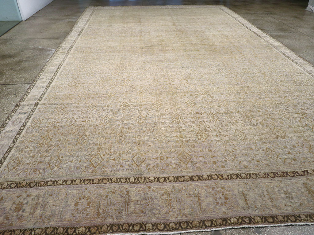 Antique Persian Malayer Oversize Carpet, No.24369 - Galerie Shabab