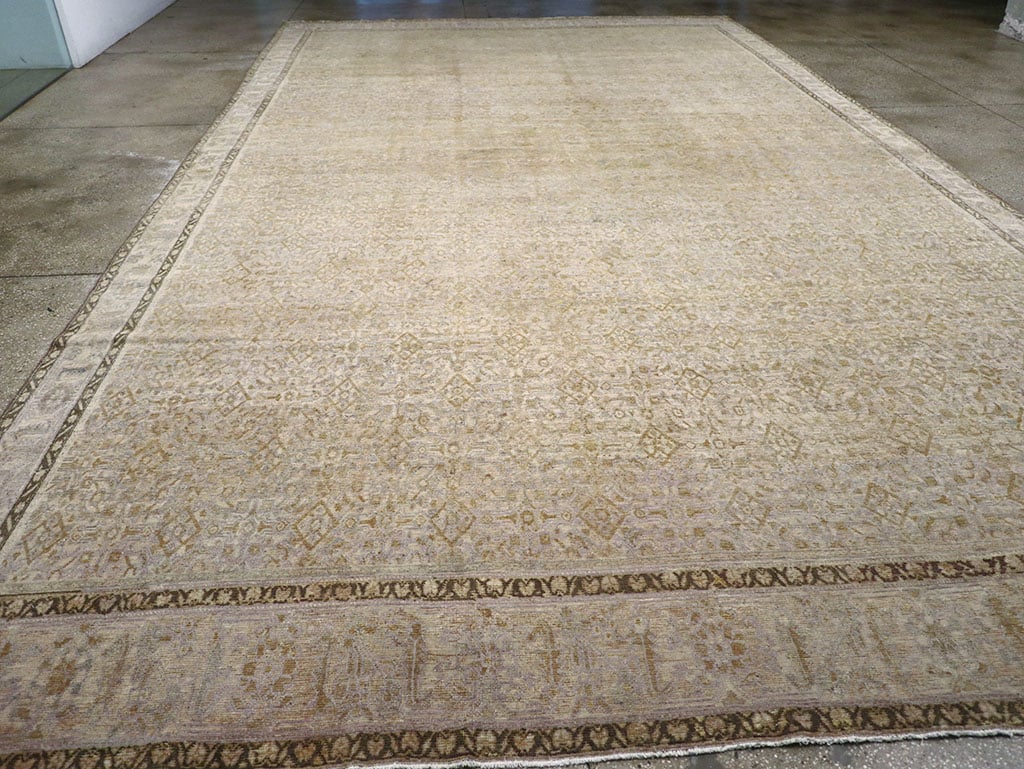 Antique Persian Malayer Oversize Carpet, No.24369 - Galerie Shabab