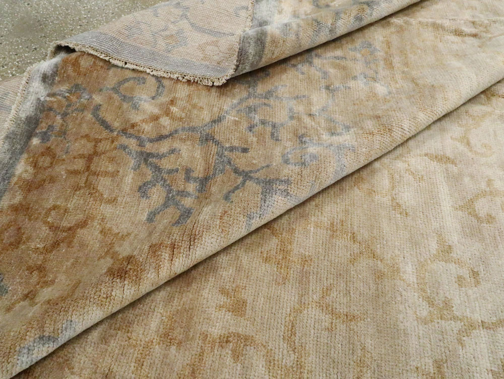 Modern East Turkestan Khotan Carpet, No.24370 - Galerie Shabab