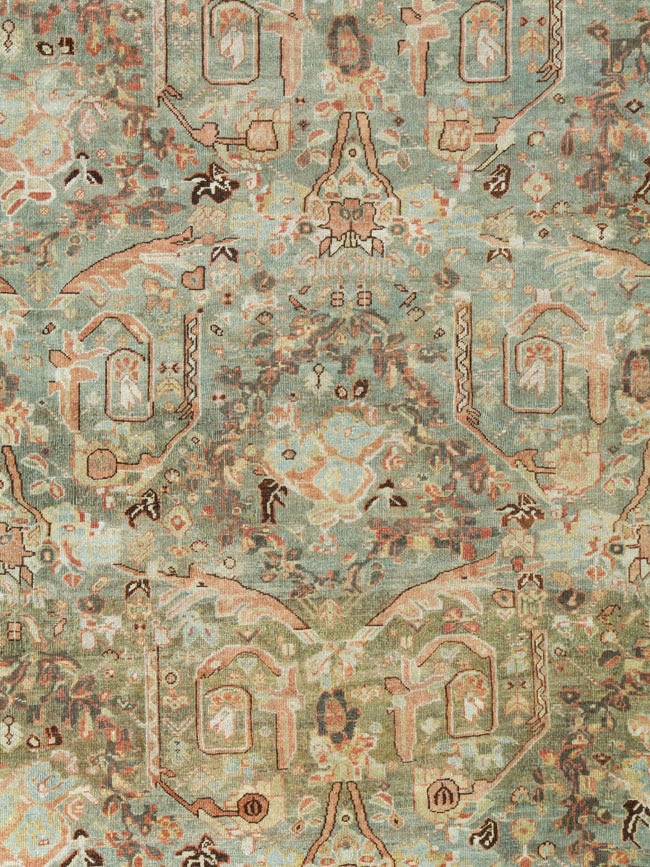 Antique Persian Mahal Carpet, No.24372 - Galerie Shabab