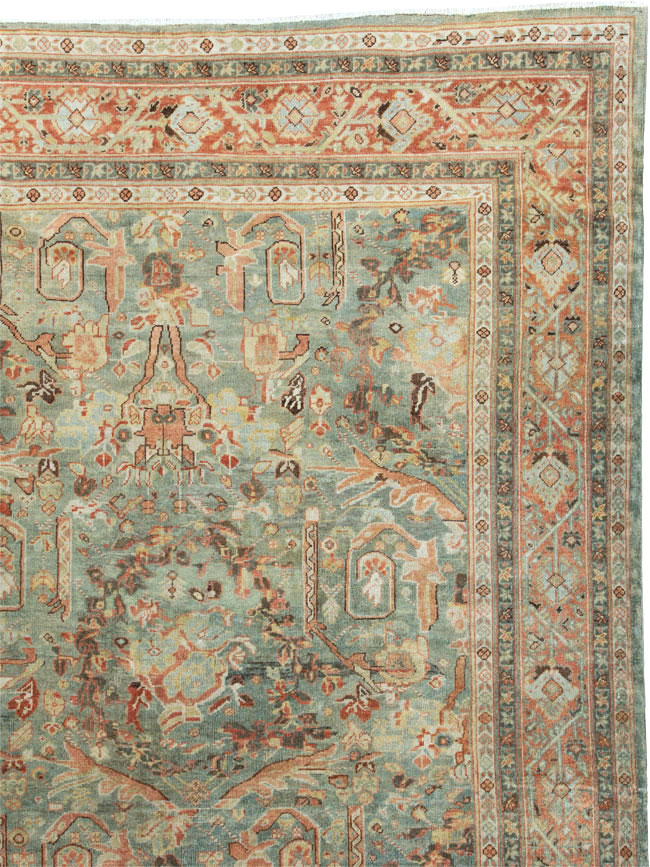 Antique Persian Mahal Carpet, No.24372 - Galerie Shabab