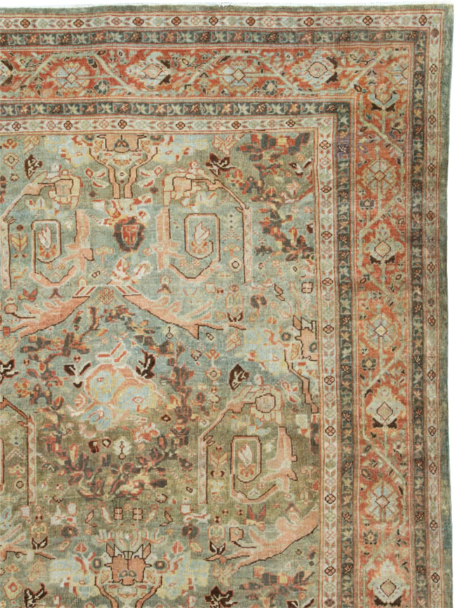 Antique Persian Mahal Carpet, No.24372 - Galerie Shabab