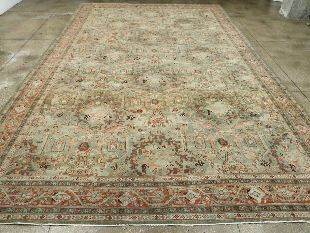 Antique Persian Mahal Carpet, No.24372 - Galerie Shabab