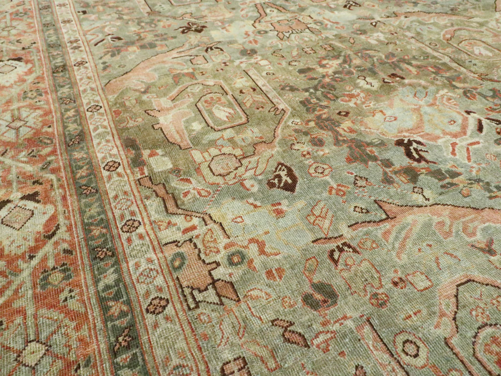 Antique Persian Mahal Carpet, No.24372 - Galerie Shabab