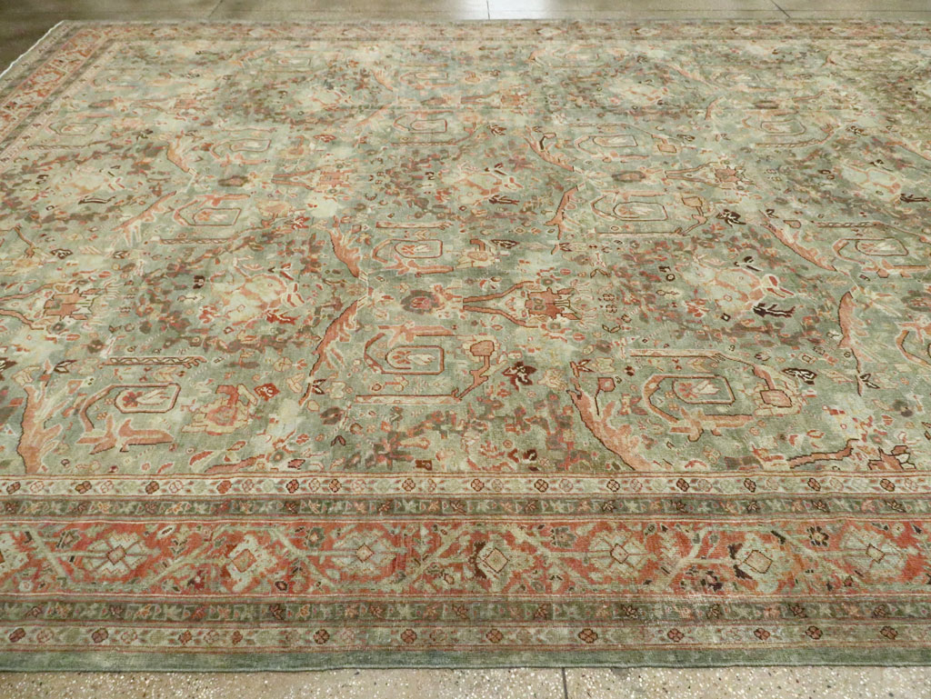 Antique Persian Mahal Carpet, No.24372 - Galerie Shabab