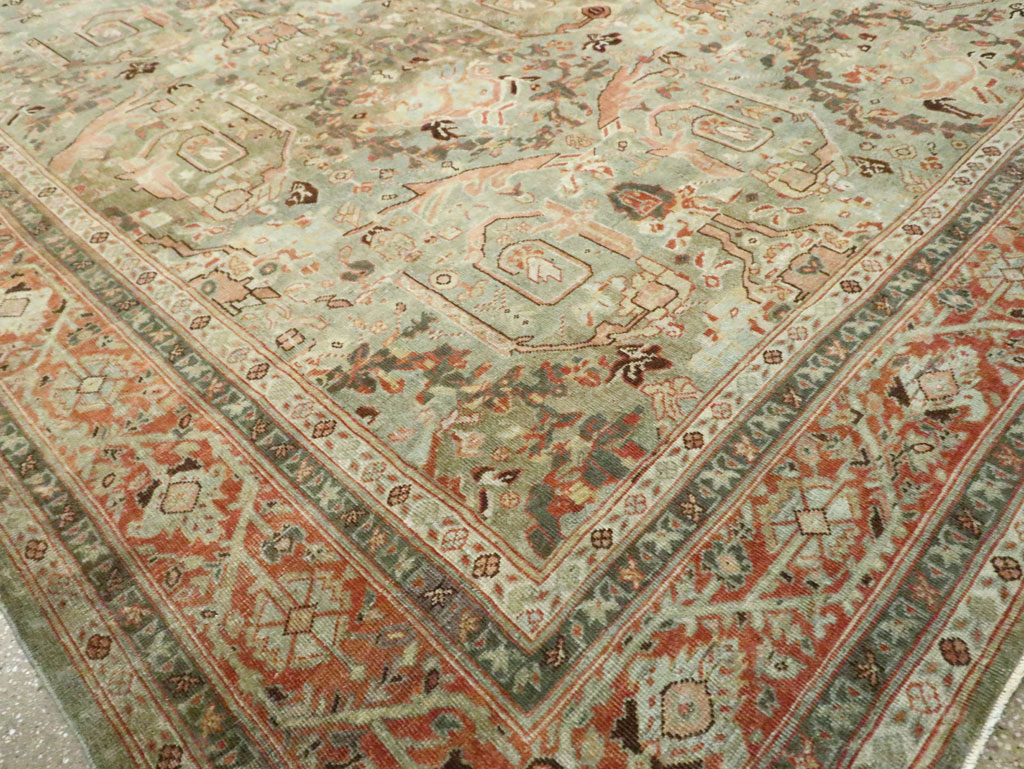 Antique Persian Mahal Carpet, No.24372 - Galerie Shabab