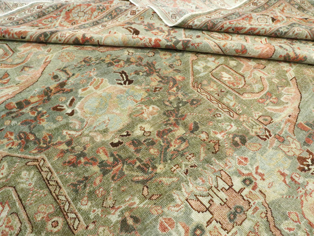 Antique Persian Mahal Carpet, No.24372 - Galerie Shabab