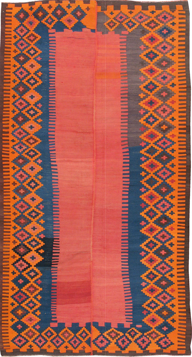 Antique Turkish Flat-weave Kilim, No.24380 - Galerie Shabab