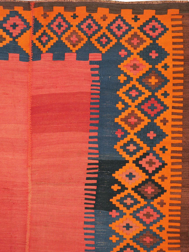 Antique Turkish Flat-weave Kilim, No.24380 - Galerie Shabab