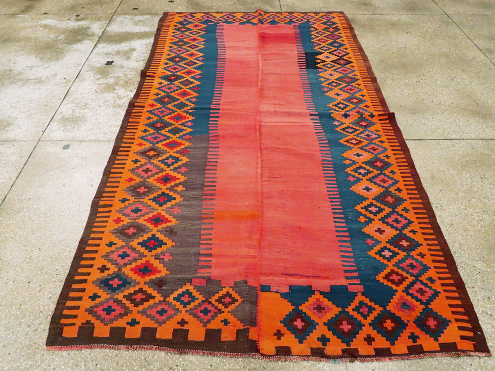 Antique Turkish Flat-weave Kilim, No.24380 - Galerie Shabab