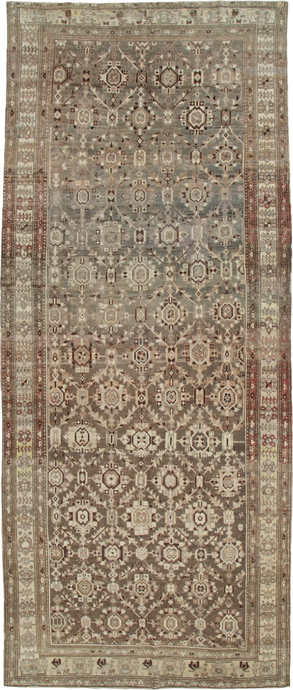 Antique Persian Malayer Gallery Carpet, No.24384 - Galerie Shabab