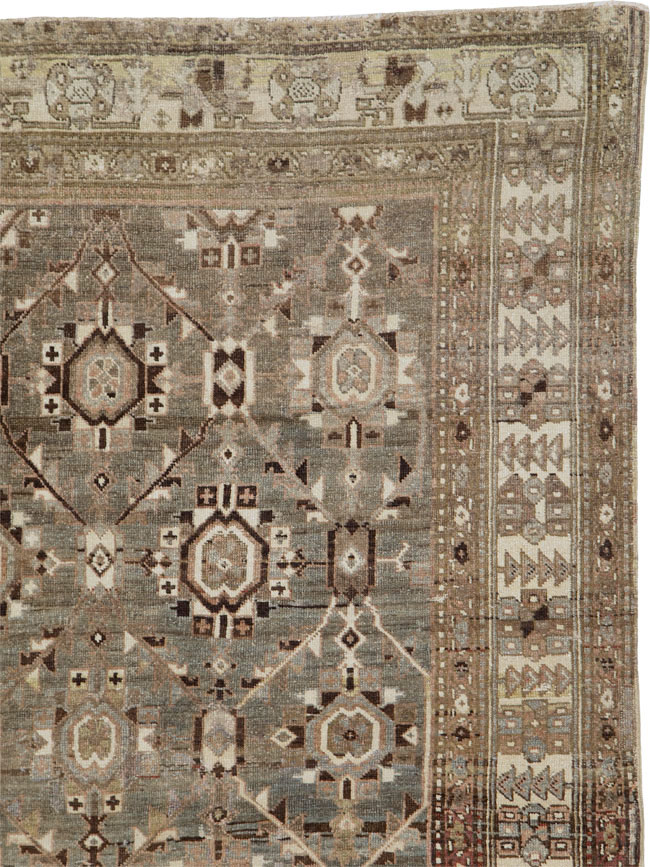 Antique Persian Malayer Gallery Carpet, No.24384 - Galerie Shabab