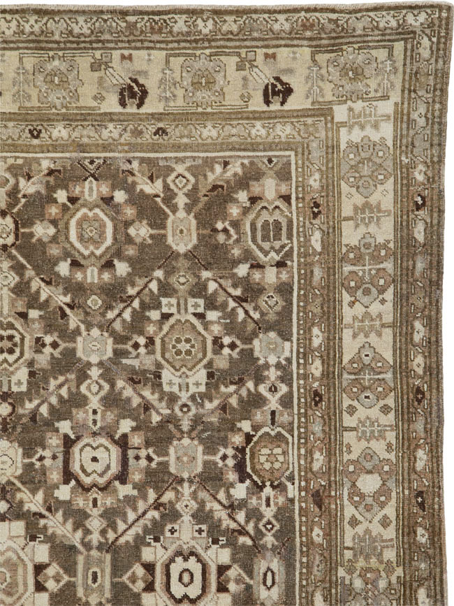 Antique Persian Malayer Gallery Carpet, No.24384 - Galerie Shabab
