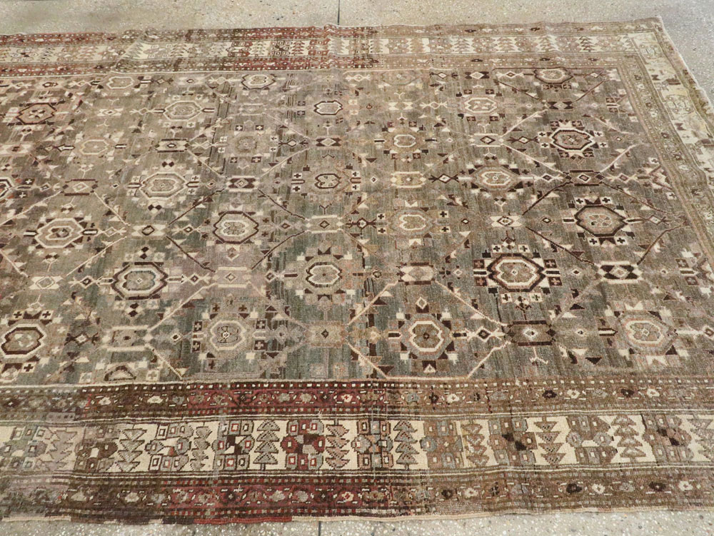 Antique Persian Malayer Gallery Carpet, No.24384 - Galerie Shabab