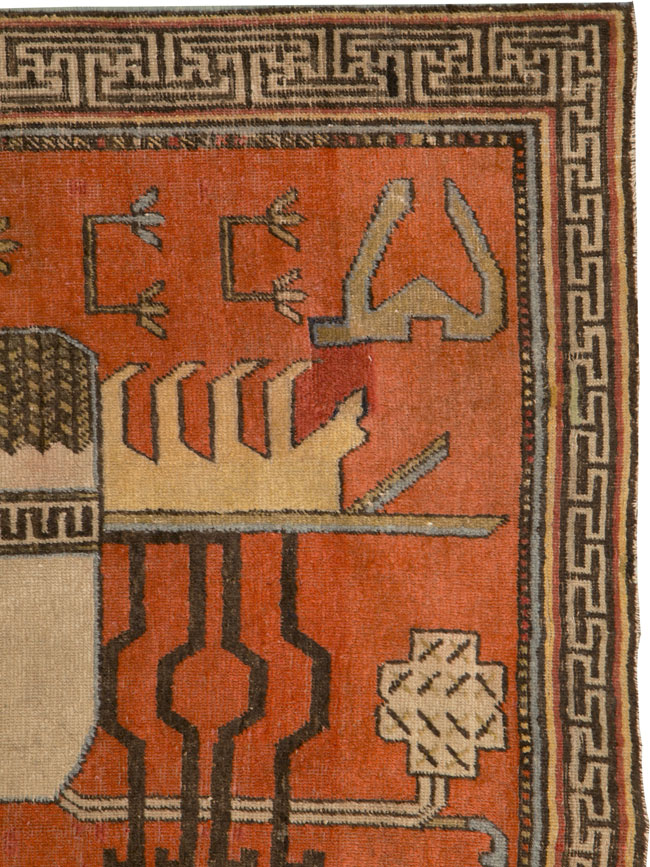 Antique Khotan Rug, No.24395 - Galerie Shabab