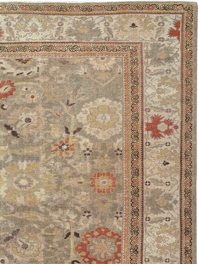 Antique Persian Sultanabad Large Room Size Carpet, No.24399 - Galerie Shabab