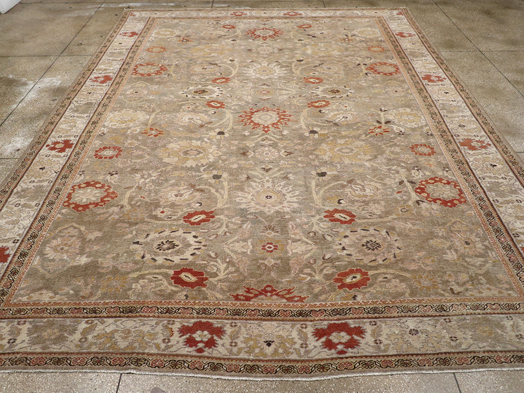 Antique Persian Sultanabad Large Room Size Carpet, No.24399 - Galerie Shabab