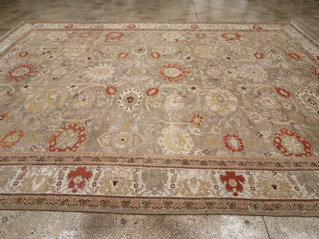 Antique Persian Sultanabad Large Room Size Carpet, No.24399 - Galerie Shabab