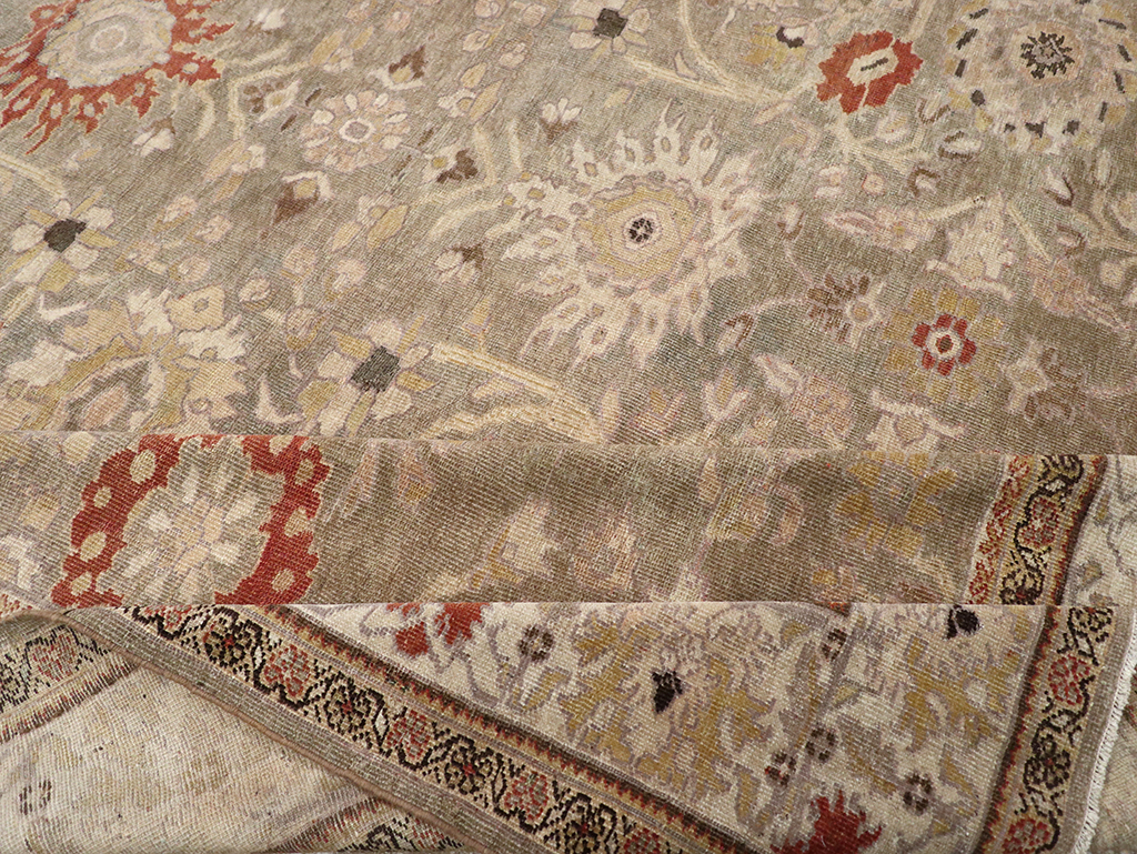 Antique Persian Sultanabad Large Room Size Carpet, No.24399 - Galerie Shabab
