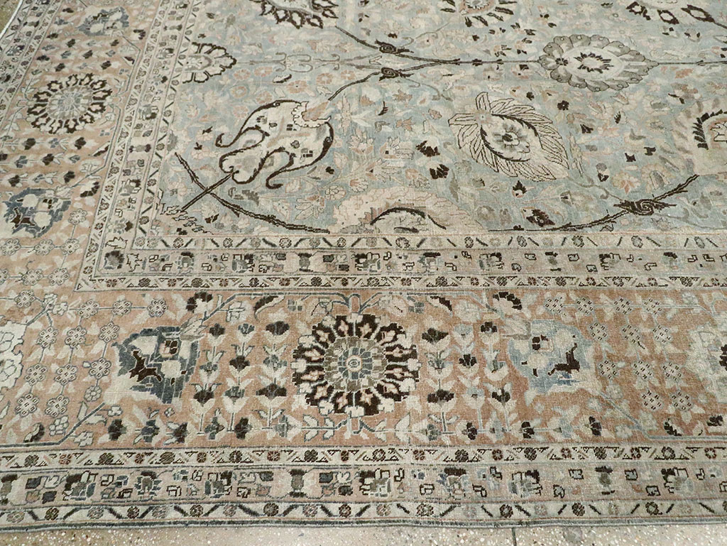 Antique Persian Tabriz Carpet, No.24400 - Galerie Shabab