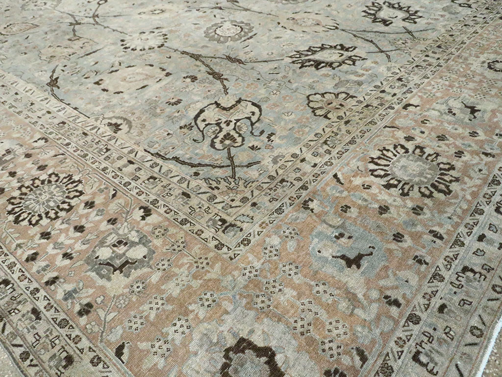 Antique Persian Tabriz Carpet, No.24400 - Galerie Shabab