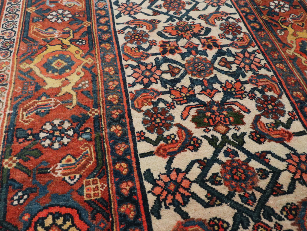 Antique Persian Bidjar Long Runner, No.24402 - Galerie Shabab