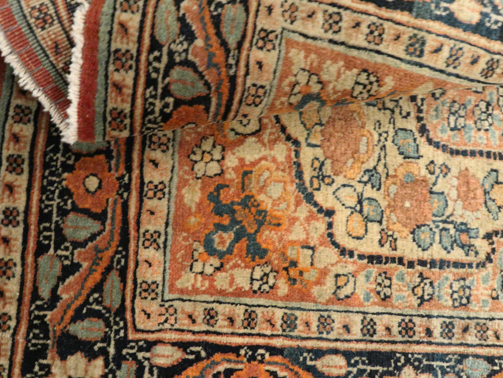 Antique Persian Tabriz Hagi Jilili Rug, No.24404 - Galerie Shabab