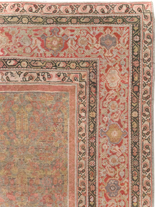 Antique Persian Mahal Gallery Carpet, No.24410 - Galerie Shabab