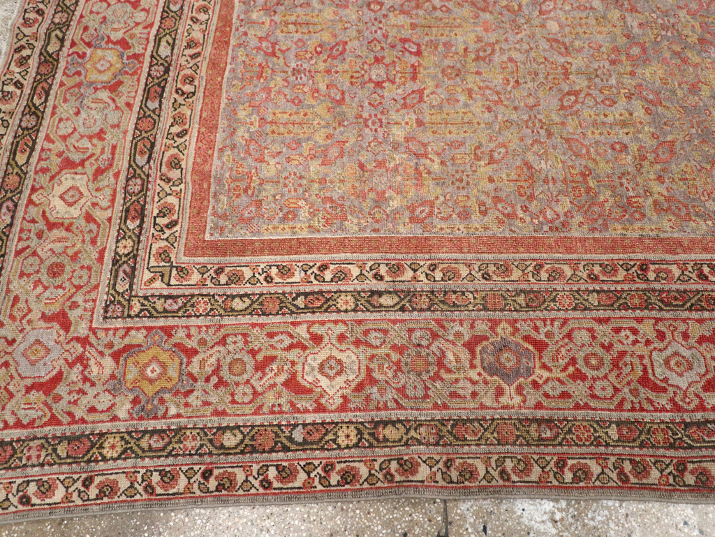 Antique Persian Mahal Gallery Carpet, No.24410 - Galerie Shabab