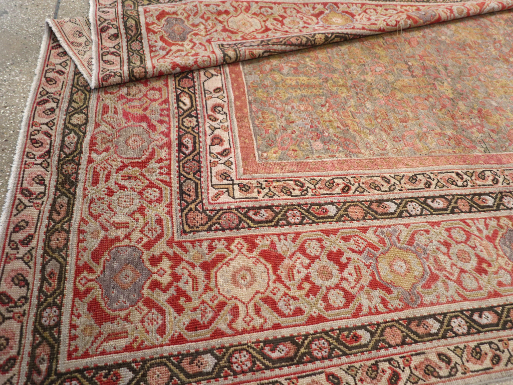 Antique Persian Mahal Gallery Carpet, No.24410 - Galerie Shabab