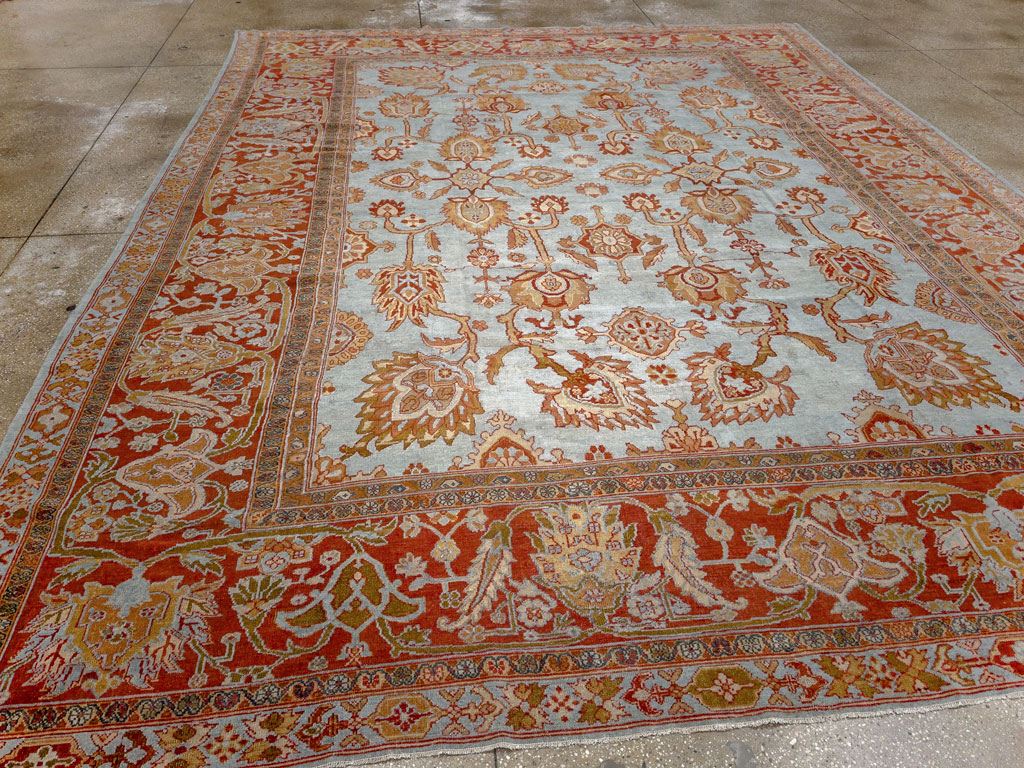 Antique Persian Bibikabad Room Size Carpet, No.24411 - Galerie Shabab
