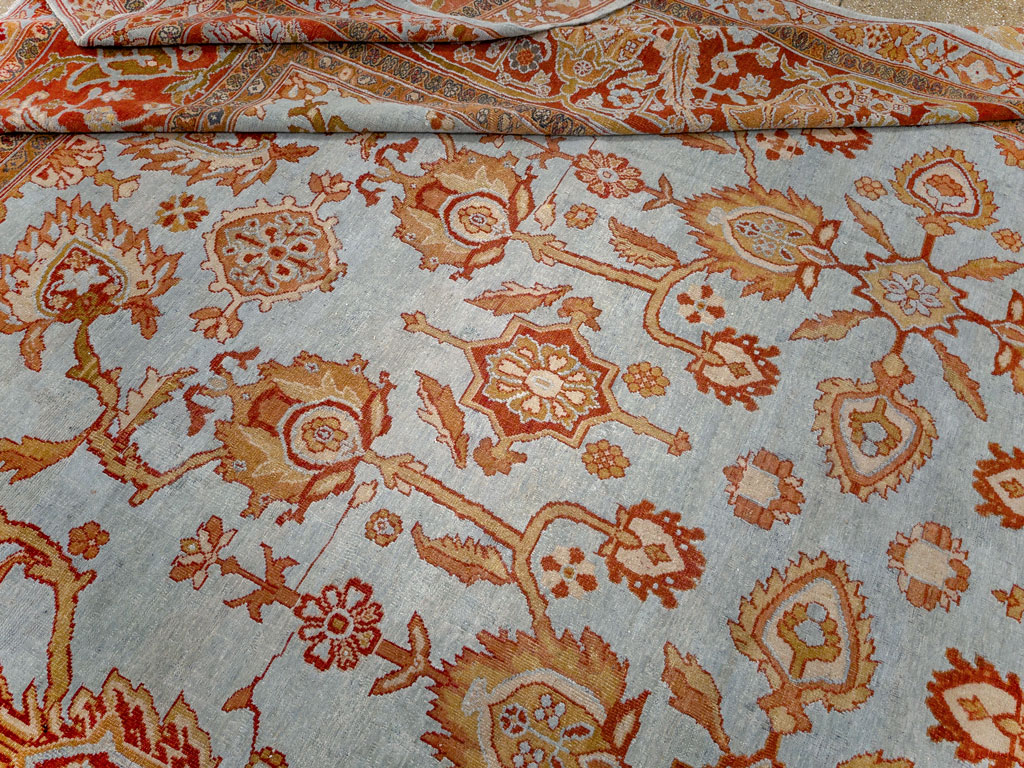 Antique Persian Bibikabad Room Size Carpet, No.24411 - Galerie Shabab