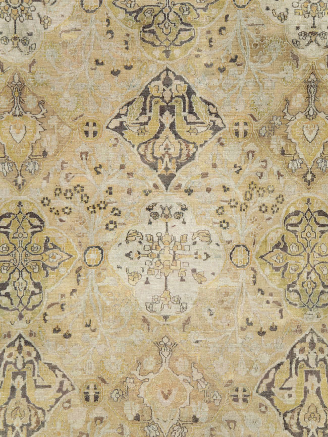 Antique Persian Dorokhsh Carpet, No.24413 - Galerie Shabab