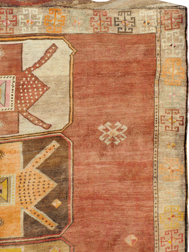 Vintage Turkish Anatolian Carpet, No.24416 - Galerie Shabab